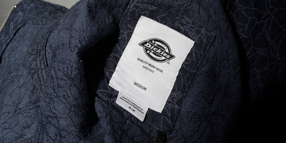 
                  
                    Load image into Gallery viewer, Dickies Premium Collection Tonal Jacquard Jacket - &amp;#39;Navy&amp;#39;
                  
                
