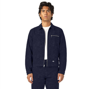 
                  
                    Load image into Gallery viewer, Dickies Premium Collection Tonal Jacquard Jacket - &amp;#39;Navy&amp;#39;
                  
                