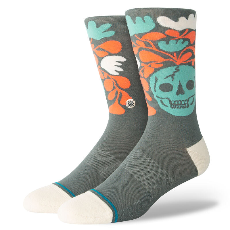 Stance 'Skelly Nelly' Crew Socks - 'Teal'
