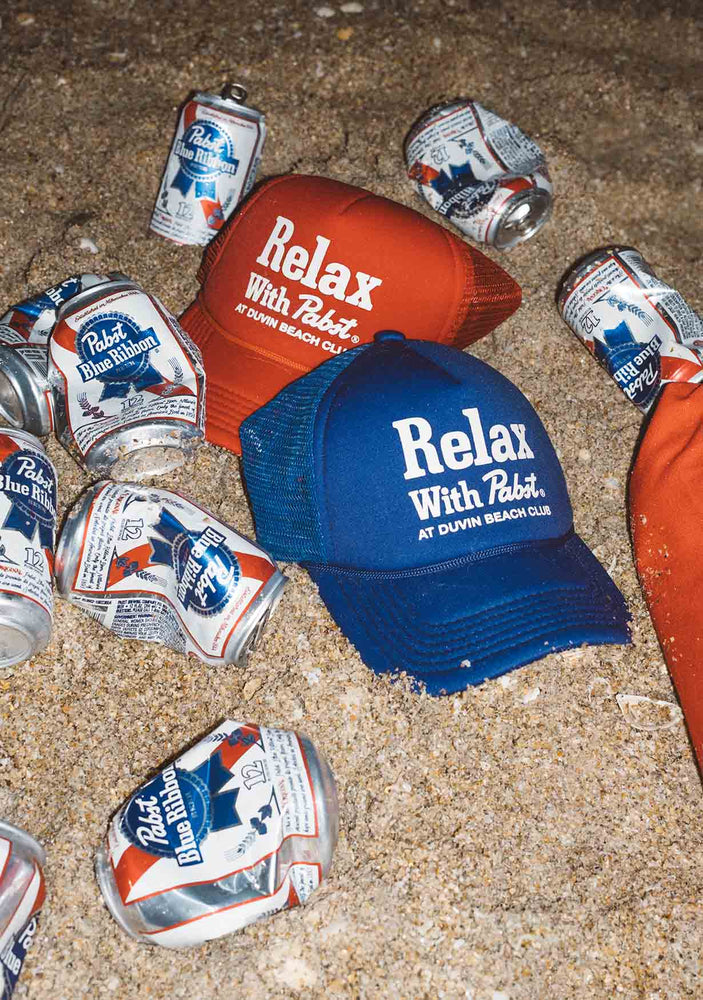 
                  
                    Load image into Gallery viewer, PBR x Duvin Foam Trucker - &amp;#39;Red&amp;#39;
                  
                