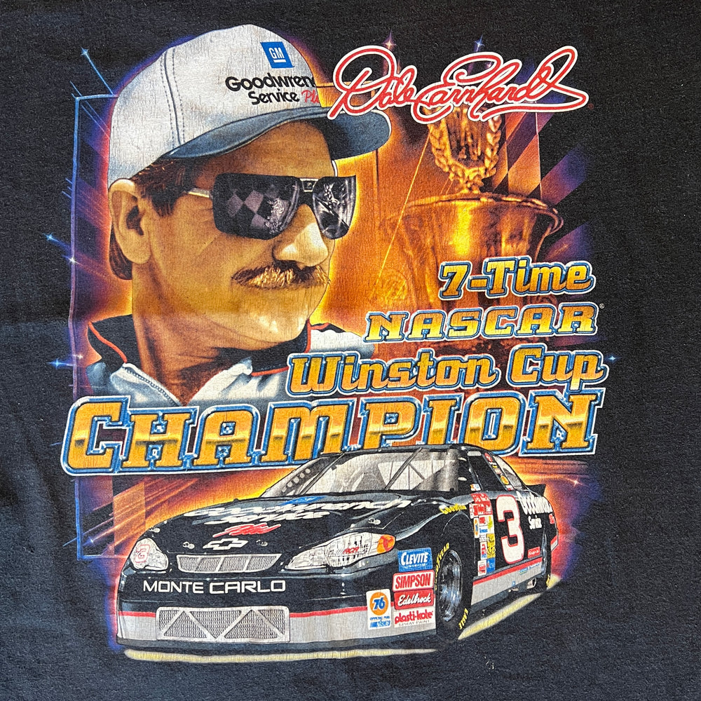 
                  
                    Load image into Gallery viewer, Vintage Dale Earnhardt &amp;quot;7-Time Winston Cup Champion&amp;quot; T-Shirt
                  
                