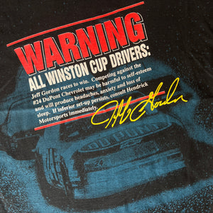
                  
                    Load image into Gallery viewer, Vintage Jeff Gordon &amp;quot;Warning&amp;quot; T-Shirt
                  
                