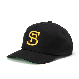 
                  
                    Load image into Gallery viewer, SEAGER &amp;#39;Brand Logo&amp;#39; Snapback - &amp;#39;Black&amp;#39;
                  
                