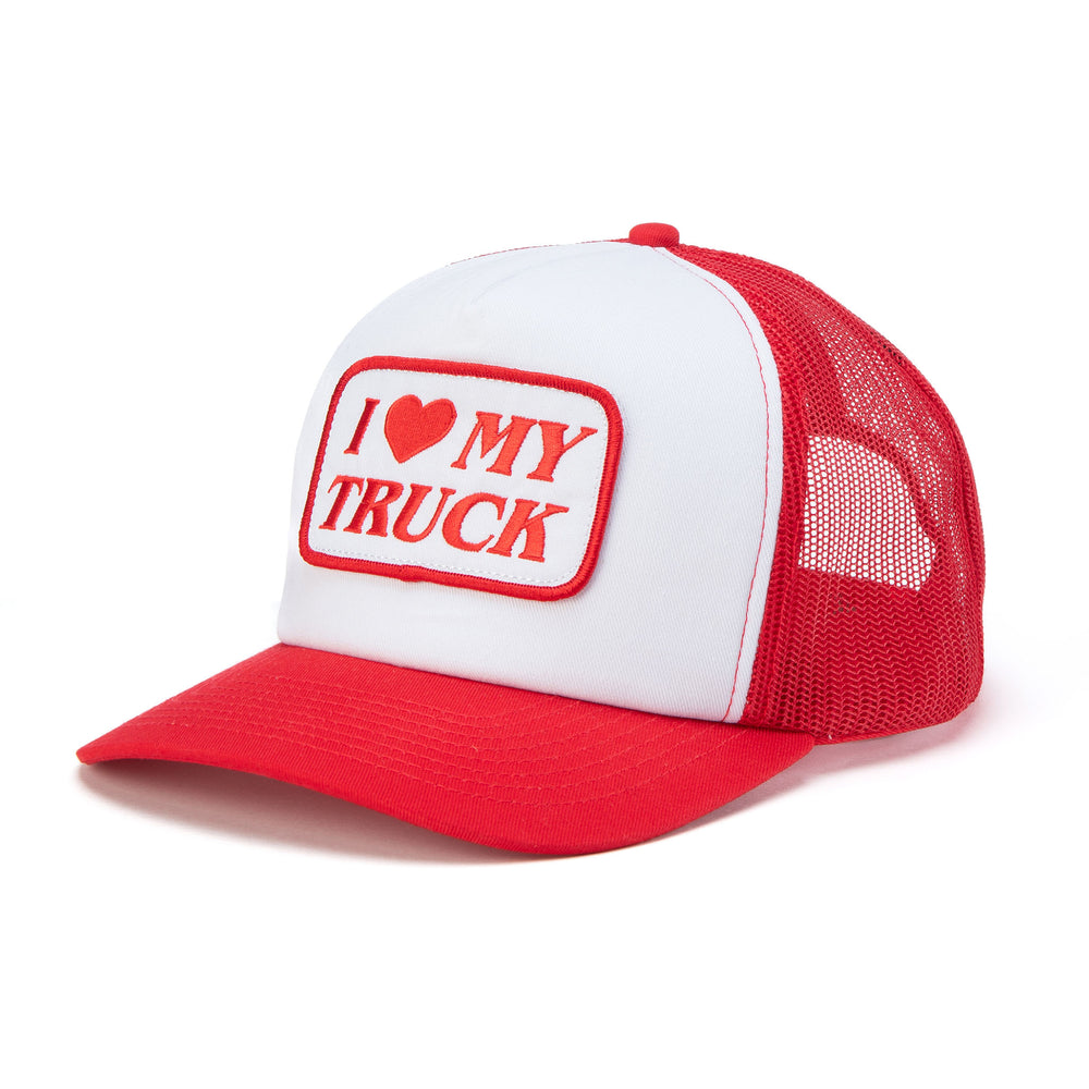 SEAGER 'I Heart My Truck' Mesh Snapback - 'Red'