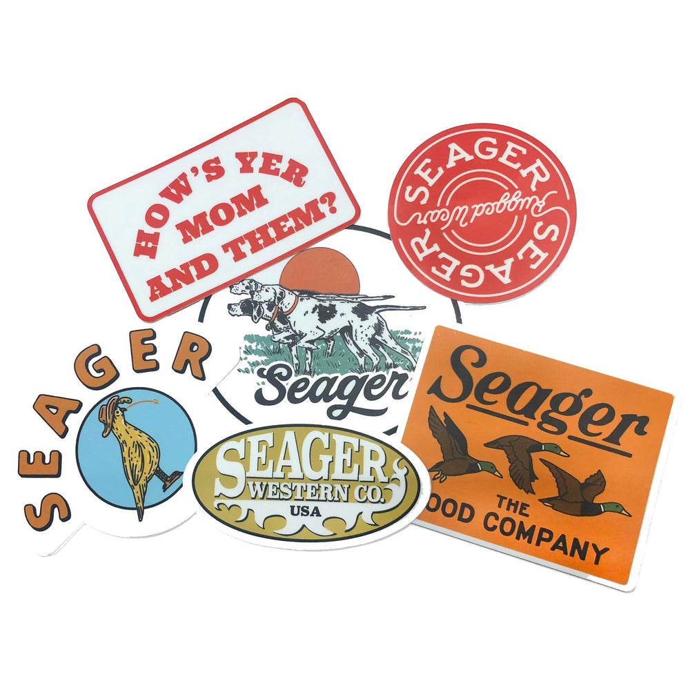 Seager Holiday Sticker Pack