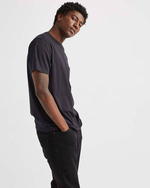 
                  
                    Load image into Gallery viewer, Richer Poorer Pima Pocket Tee - &amp;#39;Black&amp;#39;
                  
                