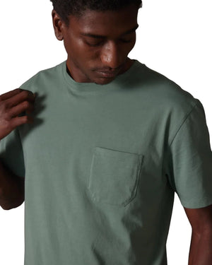 
                  
                    Load image into Gallery viewer, Richer Poorer Pima Pocket Tee - &amp;#39;Sage Leaf&amp;#39;
                  
                