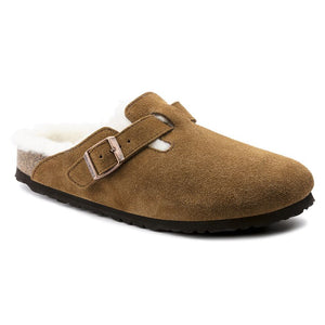 
                  
                    Load image into Gallery viewer, Birkenstock Boston Shearling Suede Leather - &amp;#39;Mink&amp;#39;
                  
                