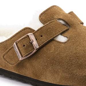 
                  
                    Load image into Gallery viewer, Birkenstock Boston Shearling Suede Leather - &amp;#39;Mink&amp;#39;
                  
                