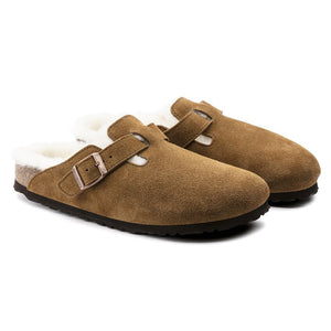 
                  
                    Load image into Gallery viewer, Birkenstock Boston Shearling Suede Leather - &amp;#39;Mink&amp;#39;
                  
                