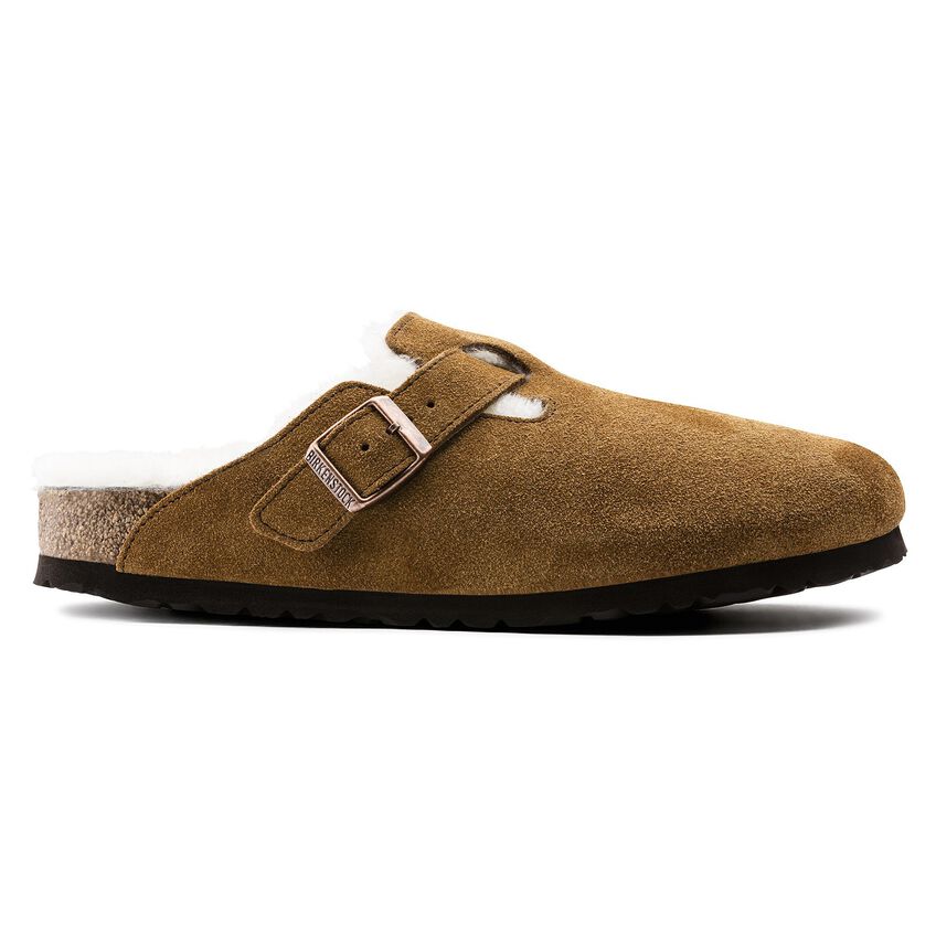 
                  
                    Load image into Gallery viewer, Birkenstock Boston Shearling Suede Leather - &amp;#39;Mink&amp;#39;
                  
                