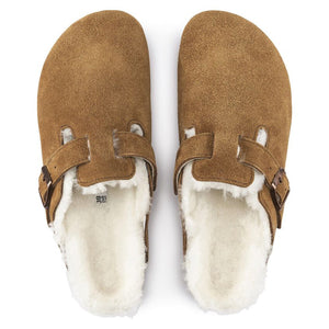 
                  
                    Load image into Gallery viewer, Birkenstock Boston Shearling Suede Leather - &amp;#39;Mink&amp;#39;
                  
                