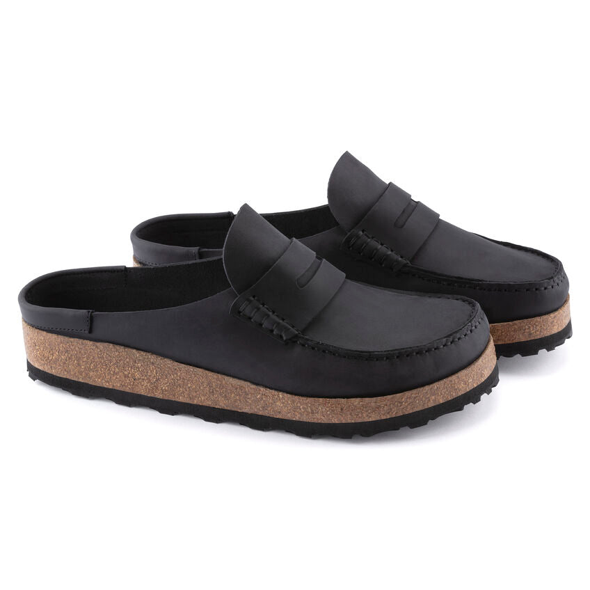 
                  
                    Load image into Gallery viewer, Birkenstock Naples Oiled Leather - &amp;#39;Black&amp;#39;
                  
                