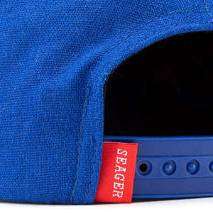 
                  
                    Load image into Gallery viewer, SEAGER &amp;#39;Uncle Bill&amp;#39; Hemp Snapback - &amp;#39;Blue&amp;#39;
                  
                