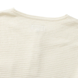 
                  
                    Load image into Gallery viewer, SEAGER &amp;#39;Sawpit Henley&amp;#39; LS Thermal - &amp;#39;Vintage White&amp;#39;
                  
                