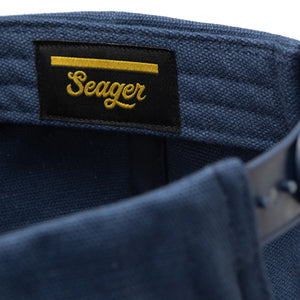 
                  
                    Load image into Gallery viewer, SEAGER &amp;#39;Damn Right&amp;#39; Hemp Snapback - &amp;#39;Navy&amp;#39;
                  
                