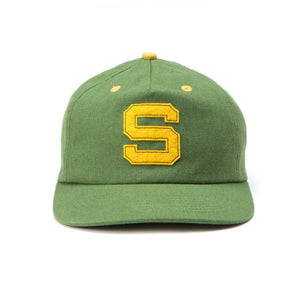 
                  
                    Load image into Gallery viewer, SEAGER &amp;#39;Era&amp;#39; Hemp Snapback - &amp;#39;Green&amp;#39;
                  
                
