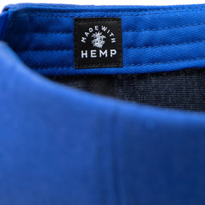 
                  
                    Load image into Gallery viewer, SEAGER &amp;#39;Western Classic&amp;#39; Hemp Snapback - &amp;#39;Blue&amp;#39;
                  
                