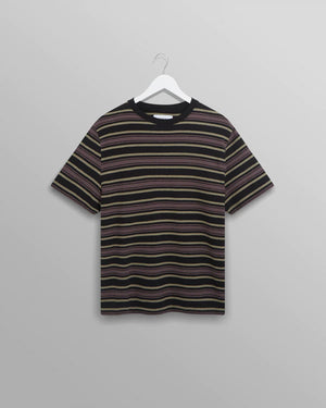 
                  
                    Load image into Gallery viewer, Wax London Dean T-Shirt - &amp;#39;Charcoal Brush Stripe&amp;#39;
                  
                