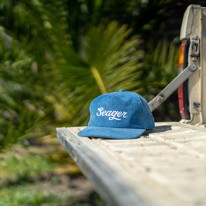 
                  
                    Load image into Gallery viewer, SEAGER &amp;#39;Big Blue&amp;#39; Corduroy Snapback
                  
                