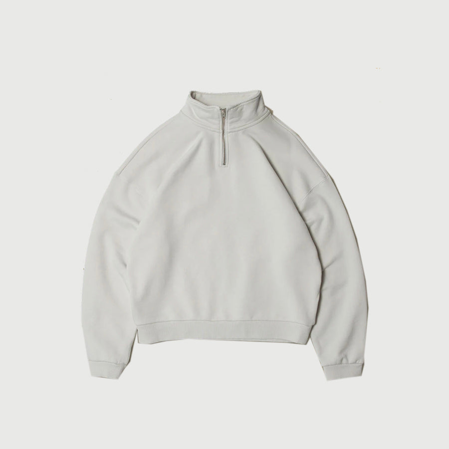 Elwood Oversized Core Quarter Zip - 'Aged White' – FORTS