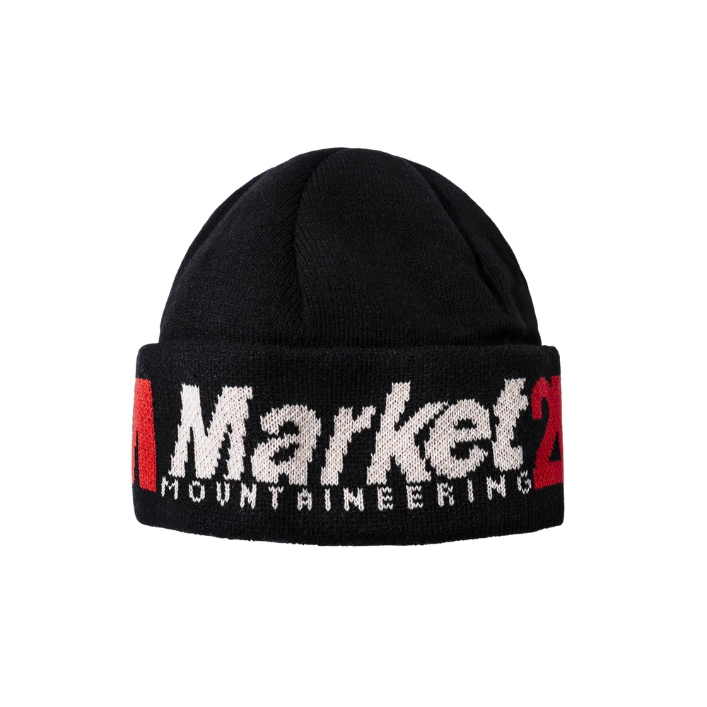 
                  
                    Load image into Gallery viewer, Market &amp;#39;Mountaineering&amp;#39; Beanie - &amp;#39;Black&amp;#39;
                  
                