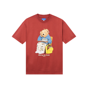 
                  
                    Load image into Gallery viewer, Market &amp;#39;Making The Grade&amp;#39; Bear T-Shirt - &amp;#39;Red&amp;#39;
                  
                