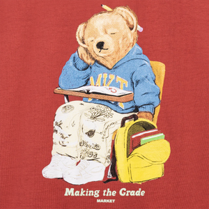 
                  
                    Load image into Gallery viewer, Market &amp;#39;Making The Grade&amp;#39; Bear T-Shirt - &amp;#39;Red&amp;#39;
                  
                
