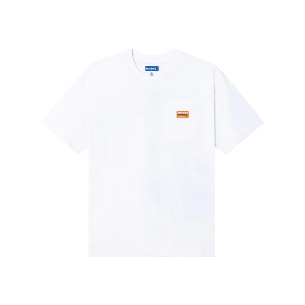 Market 'Hardware' Pocket T-Shirt - 'White'