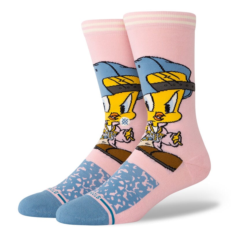 Stance x Looney Tunes Crew Socks - 'Tweety'