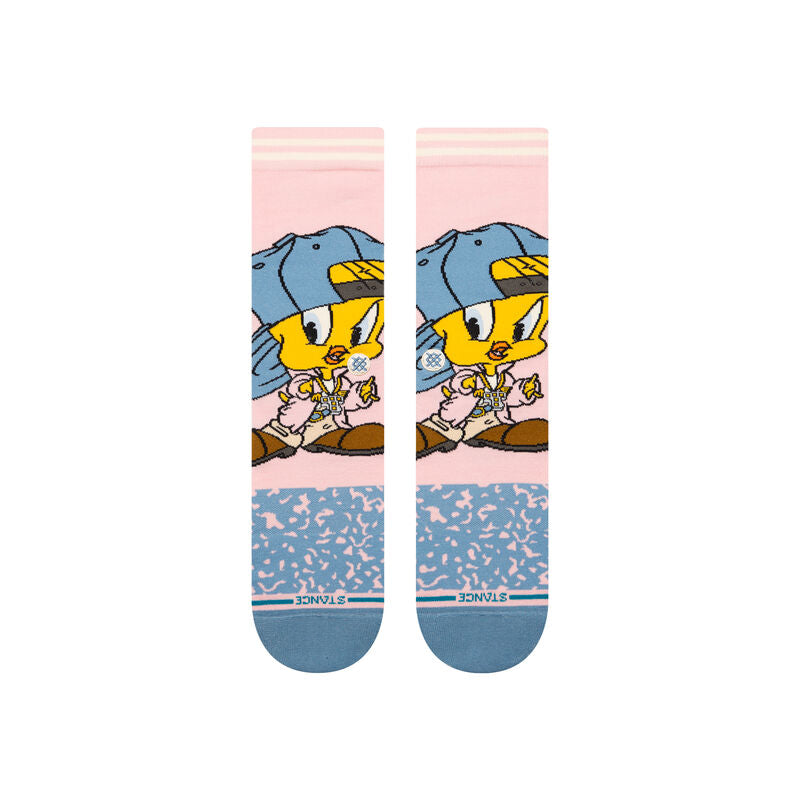 
                  
                    Load image into Gallery viewer, Stance x Looney Tunes Crew Socks - &amp;#39;Tweety&amp;#39;
                  
                