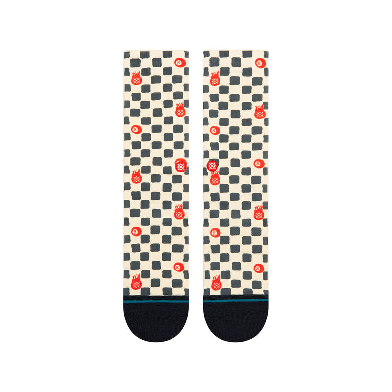 
                  
                    Load image into Gallery viewer, STANCE &amp;#39;Lucky Unlucky&amp;#39; Crew Socks - &amp;#39;Off White&amp;#39;
                  
                