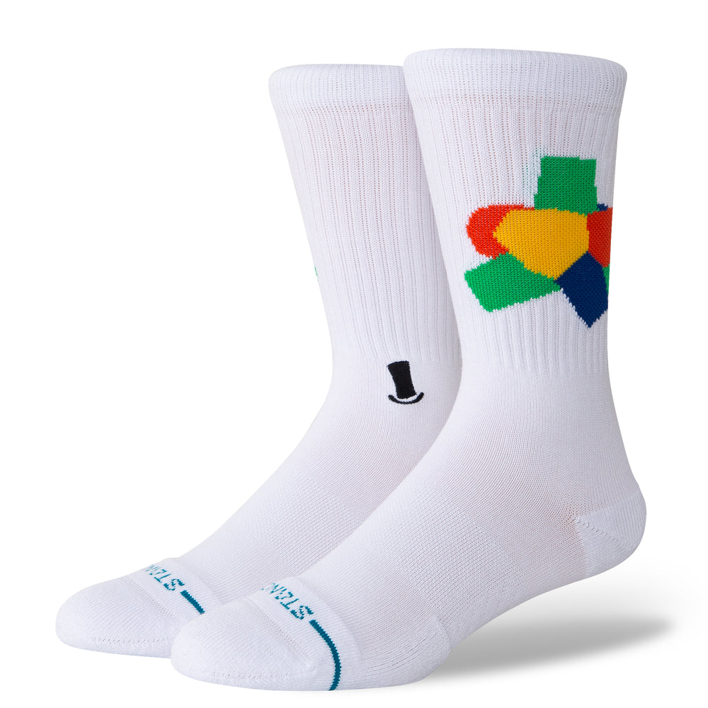 Stance 'Willy Wonka by Jay Howell' Crew Socks - 'White'