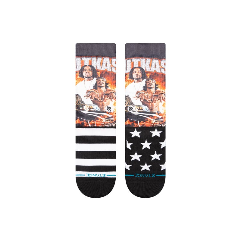 
                  
                    Load image into Gallery viewer, OUTKAST x STANCE &amp;#39;Stankonia&amp;#39; Poly Crew Socks - &amp;#39;Black&amp;#39;
                  
                