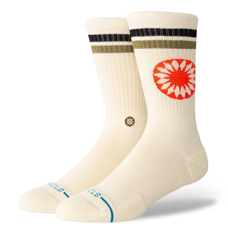 Stance 'Sun Dial' Crew Socks - 'Cream'