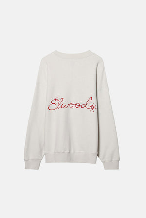 
                  
                    Load image into Gallery viewer, Elwood TRADEMARK CREWNECK - &amp;#39;PEARL SPUR&amp;#39;
                  
                