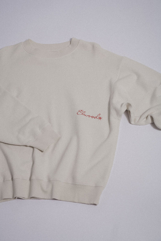 
                  
                    Load image into Gallery viewer, Elwood TRADEMARK CREWNECK - &amp;#39;PEARL SPUR&amp;#39;
                  
                