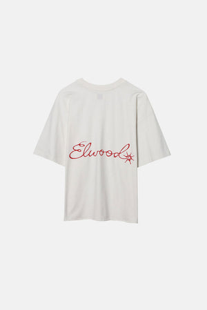 
                  
                    Load image into Gallery viewer, Elwood TRADEMARK CROP TEE - &amp;#39;PEARL SPUR&amp;#39;
                  
                