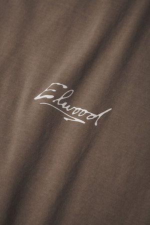 
                  
                    Load image into Gallery viewer, Elwood Trademark Tee - &amp;#39;Script Brown&amp;#39;
                  
                