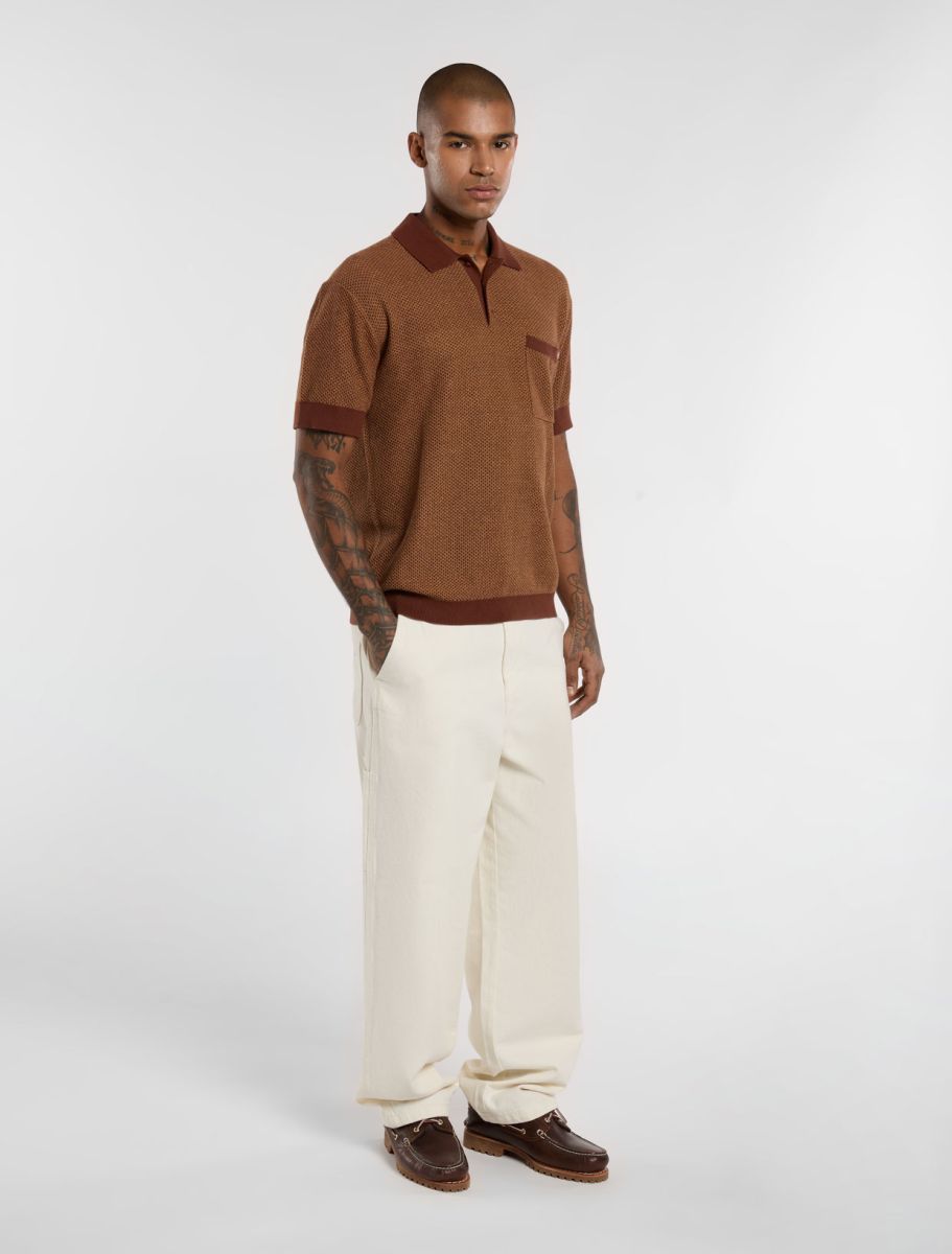 Dickies Rocky Knit Polo - 'Brown' – FORTS
