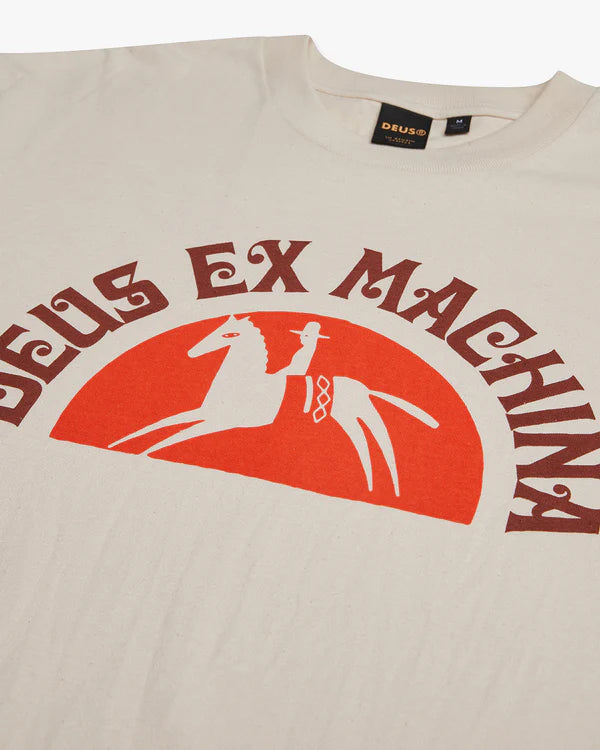 
                  
                    Load image into Gallery viewer, Deus Ex Machina Bareback Tee - &amp;#39;Dirty White&amp;#39;
                  
                