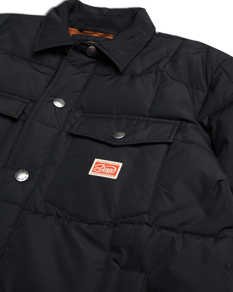 
                  
                    Load image into Gallery viewer, Deus Ex Machina &amp;#39;Maxwell&amp;#39; Padded Overshirt - &amp;#39;Black&amp;#39;
                  
                