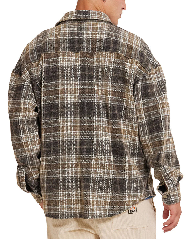 
                  
                    Load image into Gallery viewer, Deus Ex Machina &amp;#39;Vacay&amp;#39; Check Shirt - &amp;#39;Grey Check&amp;#39;
                  
                