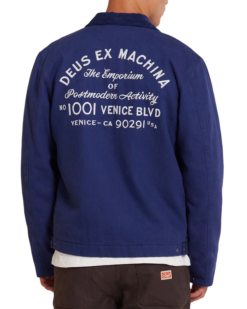 Deus Ex Machina Address Workwear Jacket Mechanic Blue FORTS