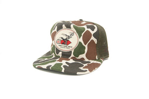 
                  
                    Load image into Gallery viewer, Ampal Creative &amp;#39;Don&amp;#39;t Think Twice&amp;#39; Trucker Snapback - &amp;#39;Camo&amp;#39;
                  
                