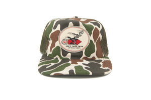 
                  
                    Load image into Gallery viewer, Ampal Creative &amp;#39;Don&amp;#39;t Think Twice&amp;#39; Trucker Snapback - &amp;#39;Camo&amp;#39;
                  
                