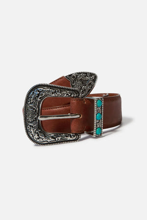 
                  
                    Load image into Gallery viewer, Elwood Western Belt - &amp;#39;Leather&amp;#39;
                  
                