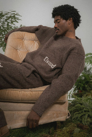 
                  
                    Load image into Gallery viewer, Elwood Knit Crewneck Sweater - &amp;#39;Bordeaux&amp;#39;
                  
                