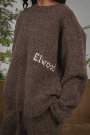 
                  
                    Load image into Gallery viewer, Elwood Knit Crewneck Sweater - &amp;#39;Bordeaux&amp;#39;
                  
                