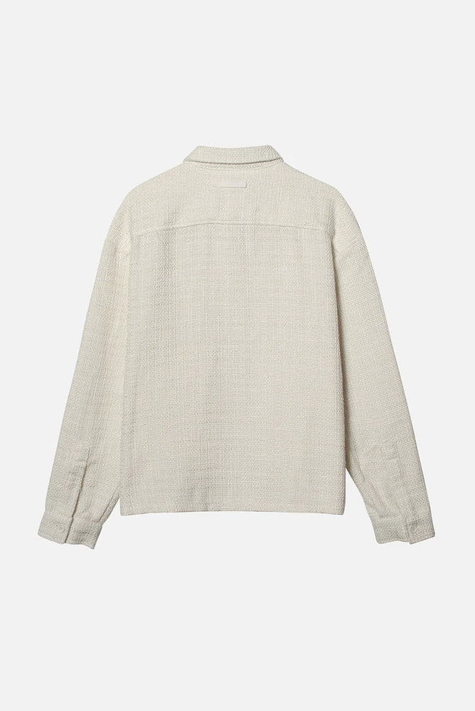 
                  
                    Load image into Gallery viewer, Elwood Crop Texture Shirt - &amp;#39;Pearl&amp;#39;
                  
                